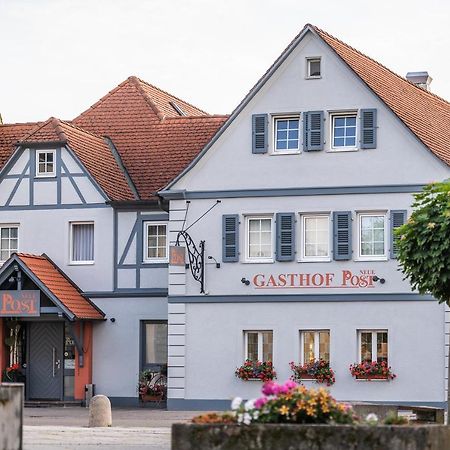 Hotel-Gasthof Neue Post Leutershausen  Exteriör bild