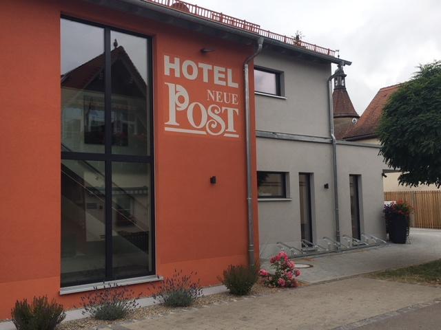 Hotel-Gasthof Neue Post Leutershausen  Exteriör bild